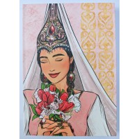 «Сәукеле» блокноты, 192 бет, торкөз, интегралды мұқаба H0000001061