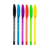 DELI "Q69" шарикті қаламдар жиынтығы (6 түсті), 0,7 мм 044-Q69 / 6