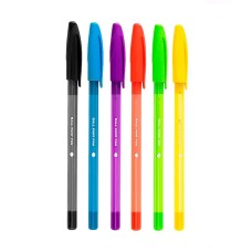 DELI Q69 шарикті қаламдар жиынтығы (6 түсті), 0,7 мм 044-Q69 / 6