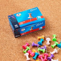 Кнопки-гвоздики DELI "i Select", цветные, 50 шт/уп  044-UZ050