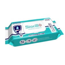 Салфетки влажные STERILL, антисептические, 54 шт/уп  230010