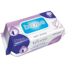 Салфетки влажные BIONE, 100 шт/уп  229953