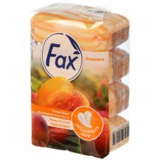 Мыло кусковое Мыло туалетное FAX Манго&Крем, мультипак 4*70гр Мыло туалетное FAX Манго&Крем, мультипак 4*70гр