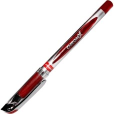 Ручка шариковая UNIMAX CHROM X, 0,7 мм, красная