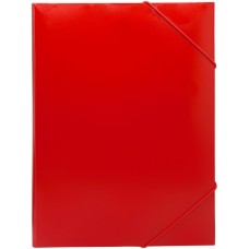 Bindermax резеңке жолағындағы қалта, A4, пластик, 0,50 мм, қызыл ALW28RO-83