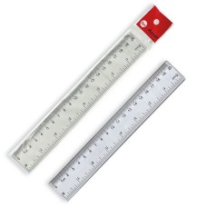 Линейка 20 см, BASY прозрачная  023-PR91020