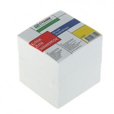 Блок бумаги для заметок 8*8*8 СТАММ, 80 г/м2, белый  БЗ04 (01458)
