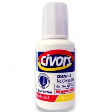 Жидкость корректирующая Жидкость корректирующая CIVORS, 12 мл, с кисточкой EN71-3 Жидкость корректирующая CIVORS, 12 мл, с кисточкой EN71-3