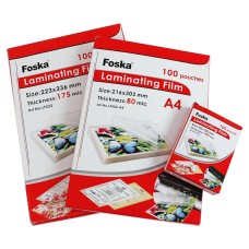 Пленка для ламинирования А4 200мкр. глянцева FOSKA LF502/200-99