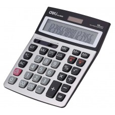 Калькулятор DELI "39265", 16 разрядный, серый (216*160*41мм)  044-39265