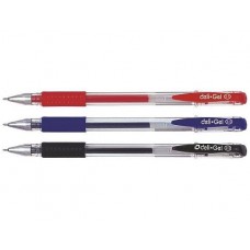 Ручка гелевая DELI "6600", 0,5 мм, красная  044-6600RD