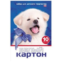 Картон бел д/дет тв 10л MARGO