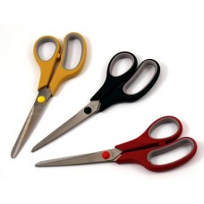 Ножницы DELI "Soft-touch", 23 см, прорезиненные ручки, ассорти  044-38369 