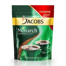 Кофе JACOBS MONARCH растворимый, 75 гр, вак.уп.