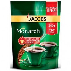 Кофе "JACOBS MONARCH" растворимый, 240 гр, вак.уп.