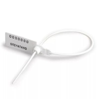 Пломба пластиковая Оптима, белая