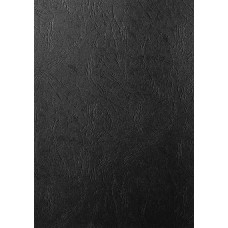 Обложка для переплета BINDERMAX, А4, 230 гр, картон "под кожу", черная, 100 шт/уп  AL230A4BK-83