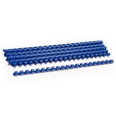 Пружины для переплета 10 мм iBind, пластик, на 65 листов, 100 шт/уп, синие  38246