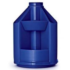 Органайзер СТАММ MINI DESK, вращающийся, синий ОР73