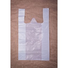Пакеты упаковочные майка, белые (30*50 см), 100 шт/уп