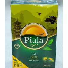 Чай ПИАЛА Gold зеленый, 2гр*100пак