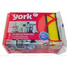 YORK Maxi ас үй губкасы, 5 дана / уп (50) 025-30040