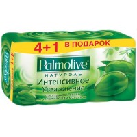 Мыло туалетное PALMOLIVE Интенсивное Увлажнение (олива, увлажняющее молочко), мультипак, 5*70г