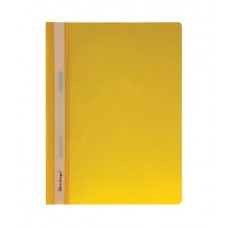 Скоросшиватель пластиковый BERLINGO, А4, 180 мкм, желтый  025-S04105