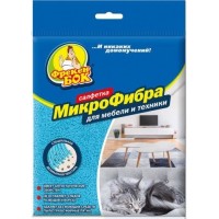 Салфетка Фрекен Бок Микрофибра для мебели и техники 40*40см, 1 шт/уп  18302690