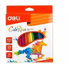 Набор цветных карандашей DELI "ColoRun", 24 цветов  044-00120