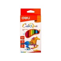 DELI "ColoRun" түсті қарындаштар жинағы, 12 түс 044-00100