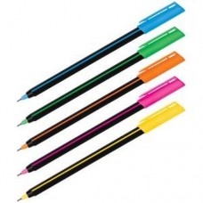 Ручка шариковая LUXOR "Stick Soft Touch", синяя, 0,7мм, корпус ассорти  22637 (048-19700)
