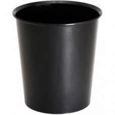 Корзина для мусора 14 литров, цельная, черная  КР55