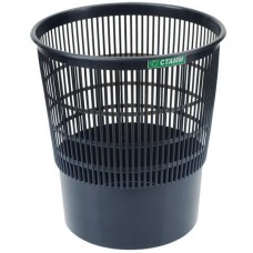 Корзина для мусора 18 литров, сетчатая, черная  КР01 (03788)