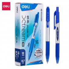 Ручка шариковая DELI "Xtream"автоматическая, 0,7 мм, синяя  044-Q11BL