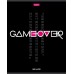 Тетрадь "Hatber", 80л, А5, клетка, на скобе, "Game Over"  074864-80Т5В1