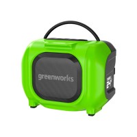 Сымсыз динамик жүйесі Қайта зарядталатын GreenWorks GPT-MNBS 24V / 220V батареясыз және жады жоқ