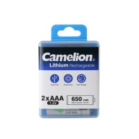 Аккумулятор CAMELION Lithium UB-AAA650-PBH2 2шт (перезаряжаемые от USB)